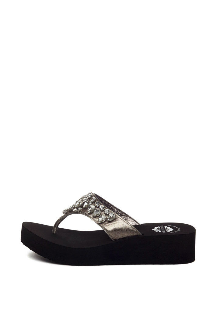 Zaida Flip-Flop in Pewter