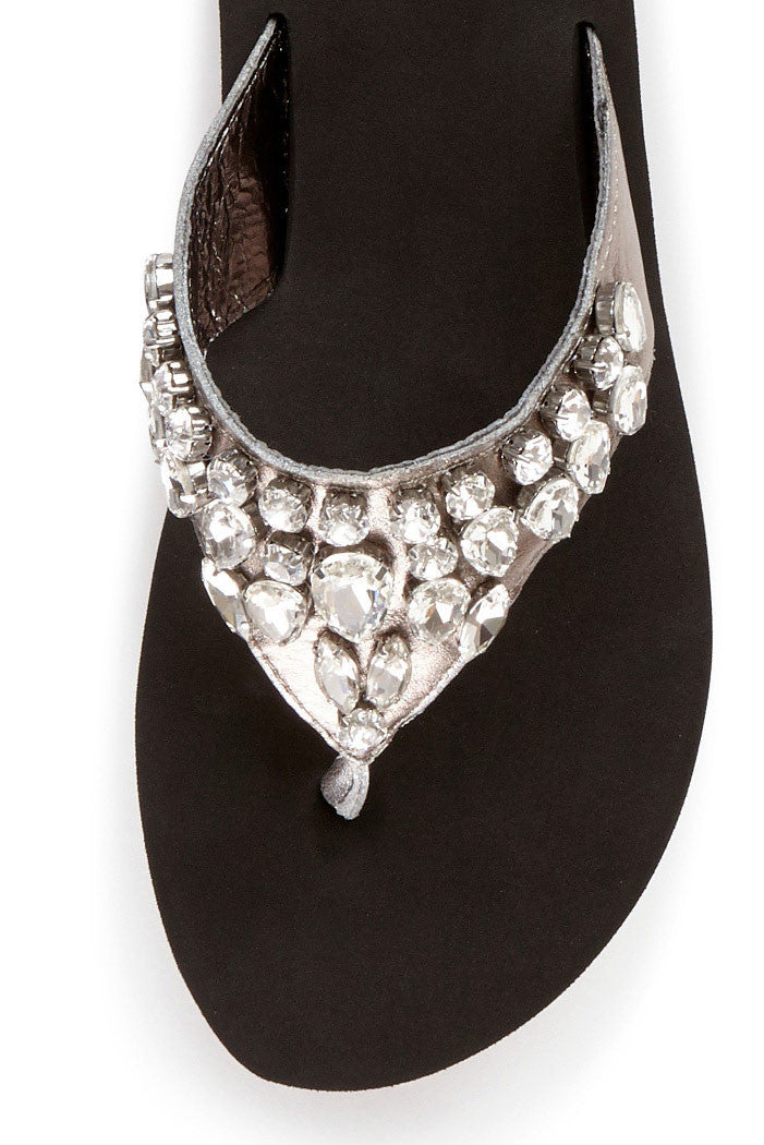 Zaida Flip-Flop in Pewter