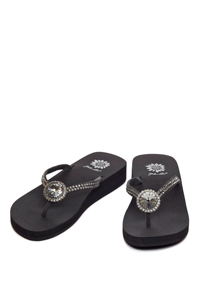 Fernanda Flip-Flop in Charcoal