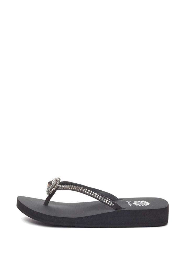 Fernanda Flip-Flop in Charcoal