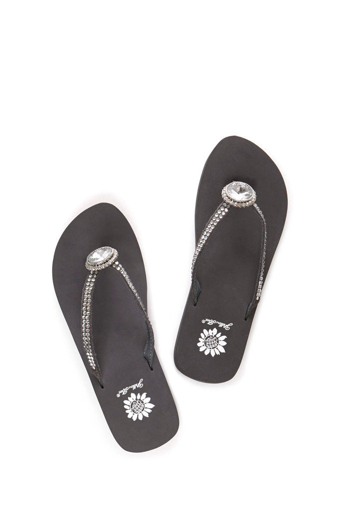 Fernanda Flip-Flop in Charcoal