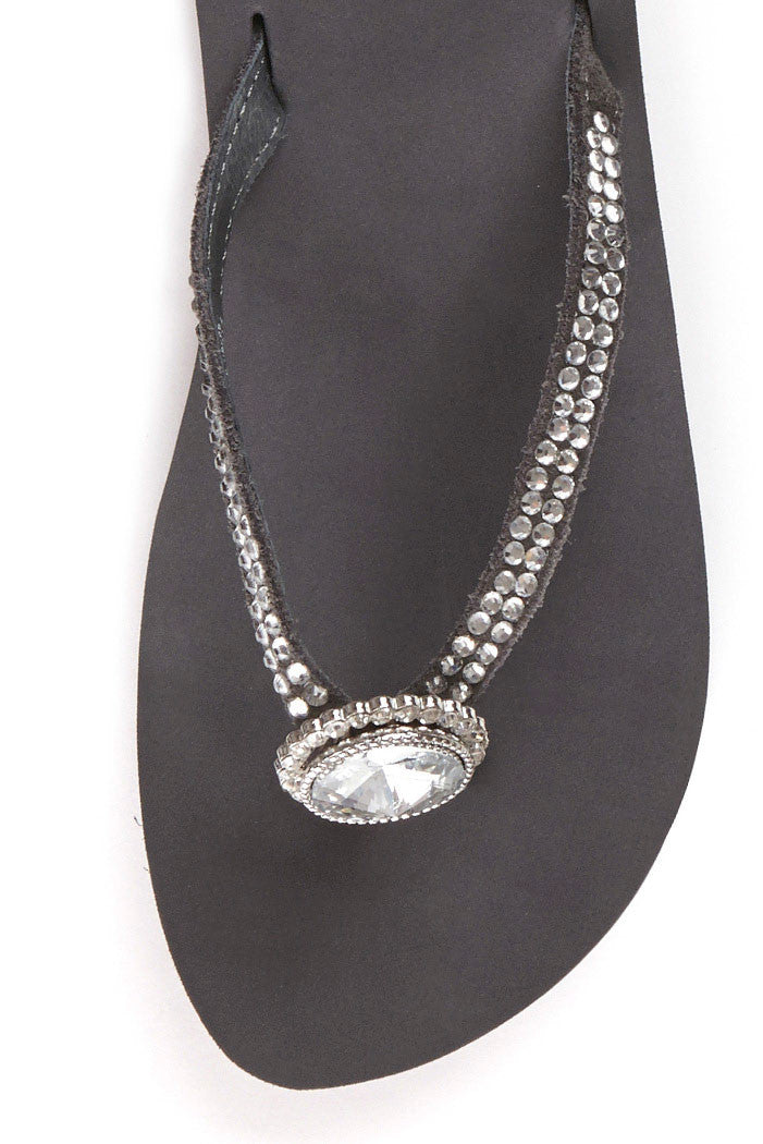 Fernanda Flip-Flop in Charcoal