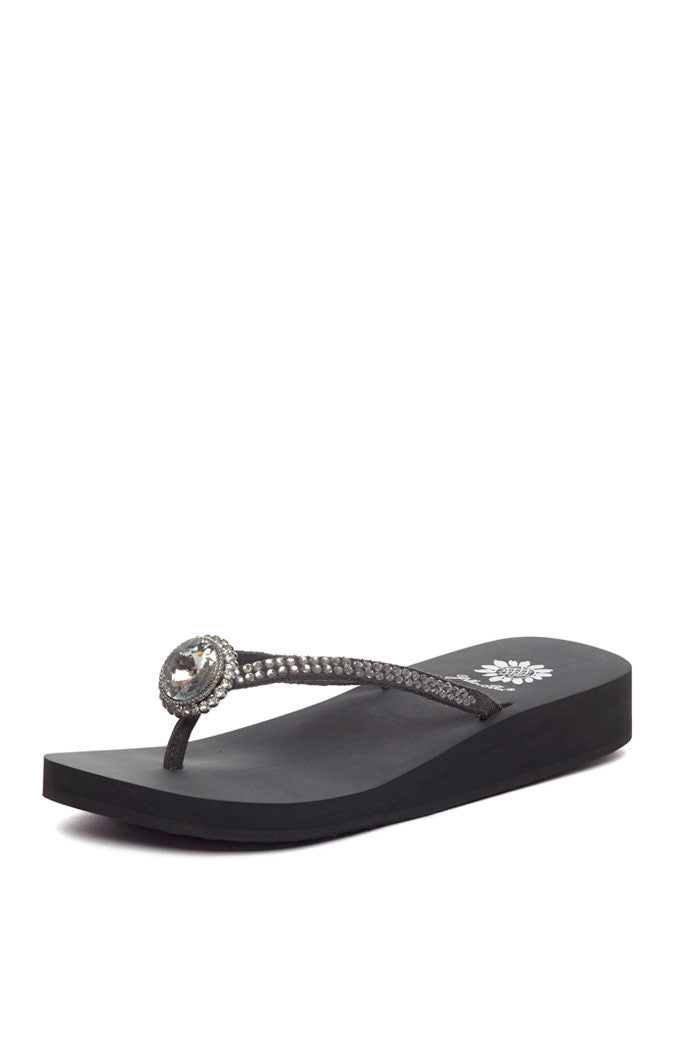 Fernanda Flip-Flop in Charcoal