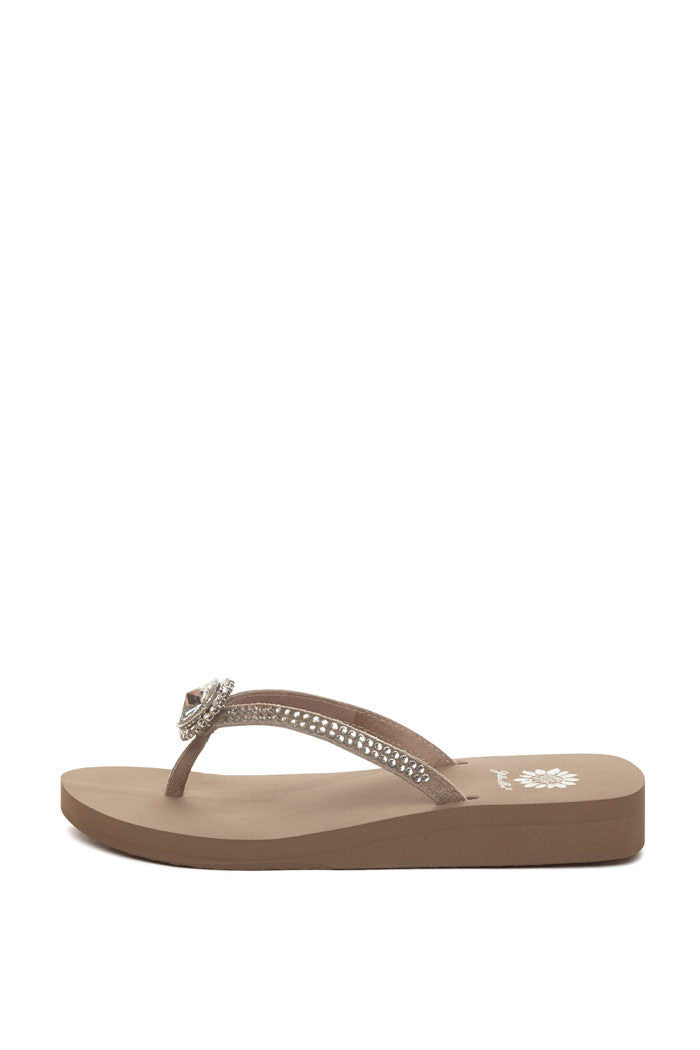 Fernanda Flip-Flop in Rich Taupe
