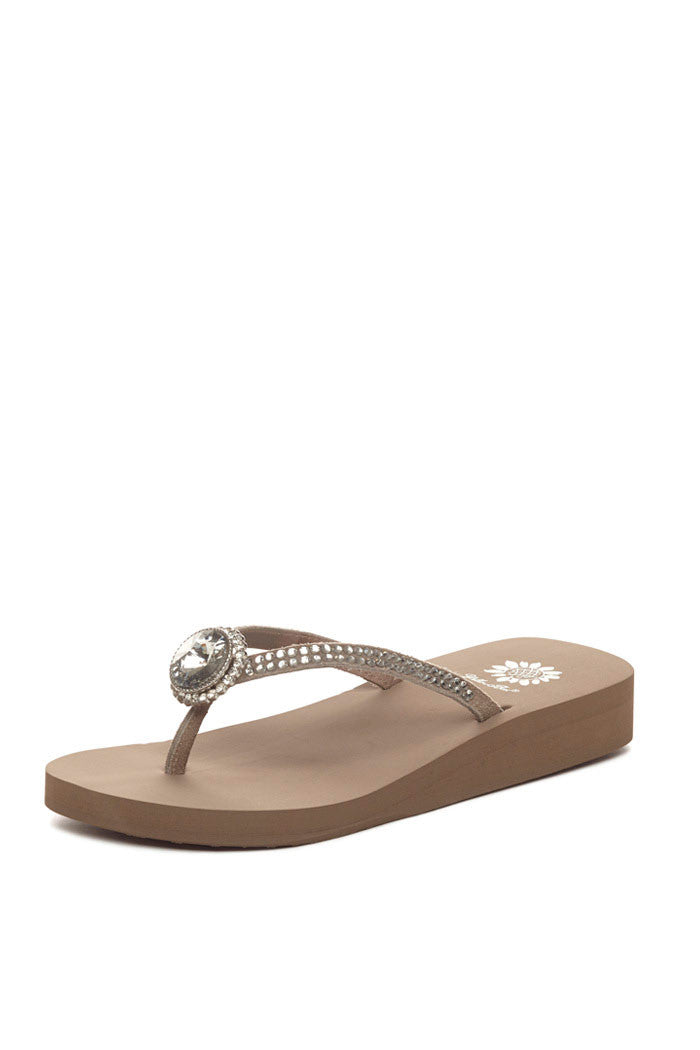 Fernanda Flip-Flop in Rich Taupe