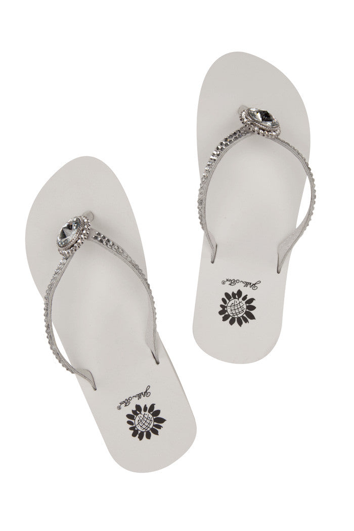 Fernanda Flip-Flop in White