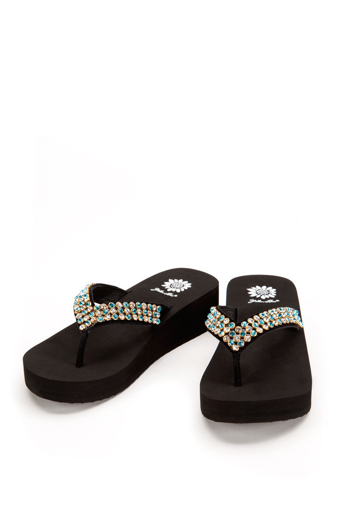 Lyris Flip-Flop in Turquoise