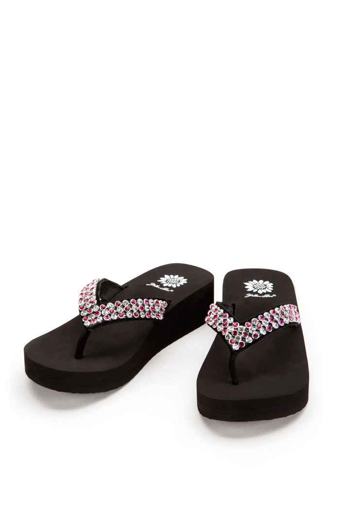 Lyris Flip-Flop in Fuchsia Clear