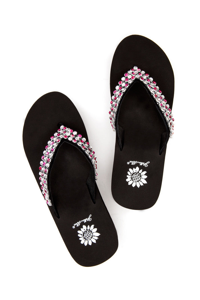 Lyris Flip-Flop in Fuchsia Clear