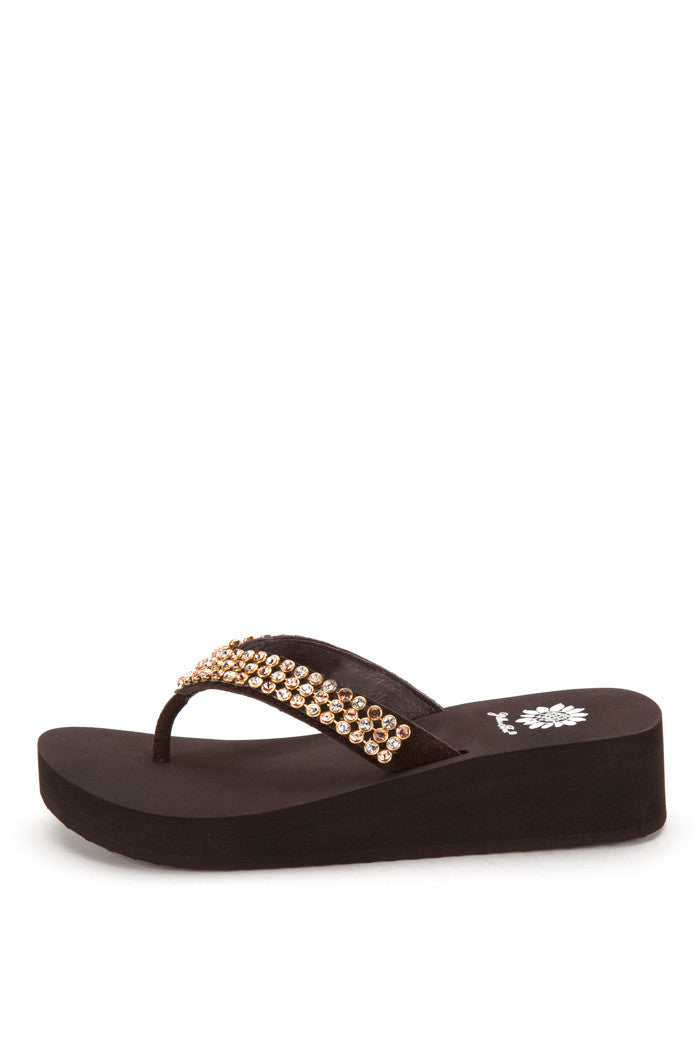 Lyris Flip-Flop in Brown