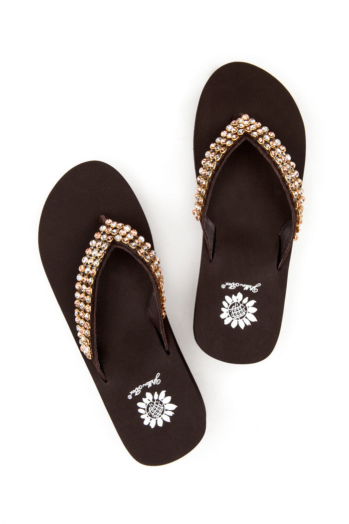 Lyris Flip-Flop in Brown