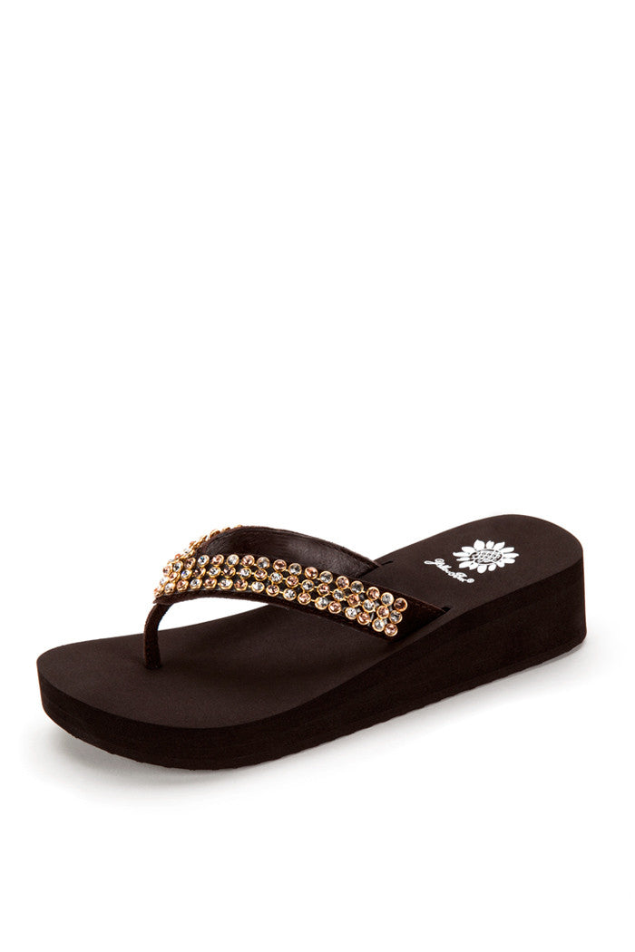 Lyris Flip-Flop in Brown