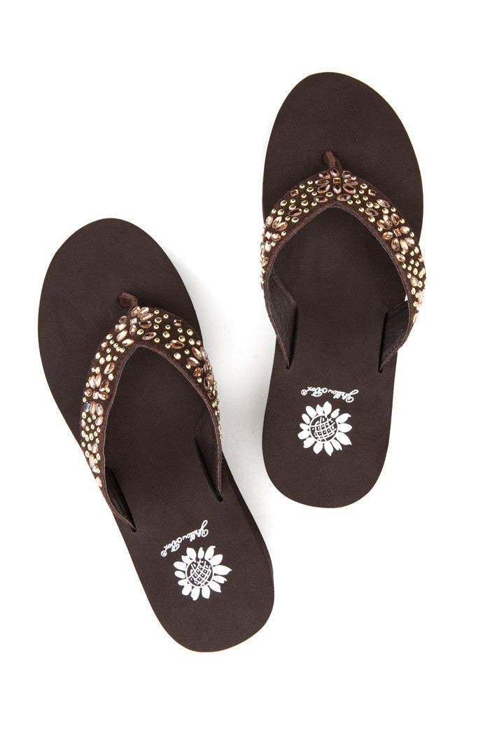 Yedda Flip-Flop in Brown