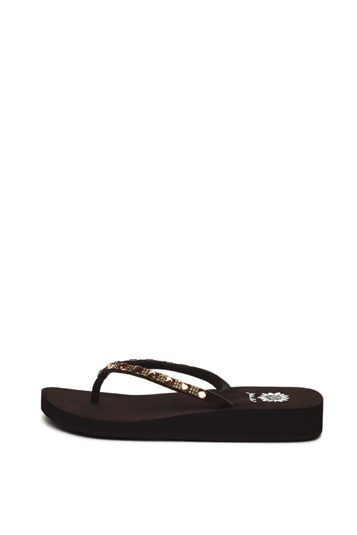 Jewel Flip-Flop in Brown