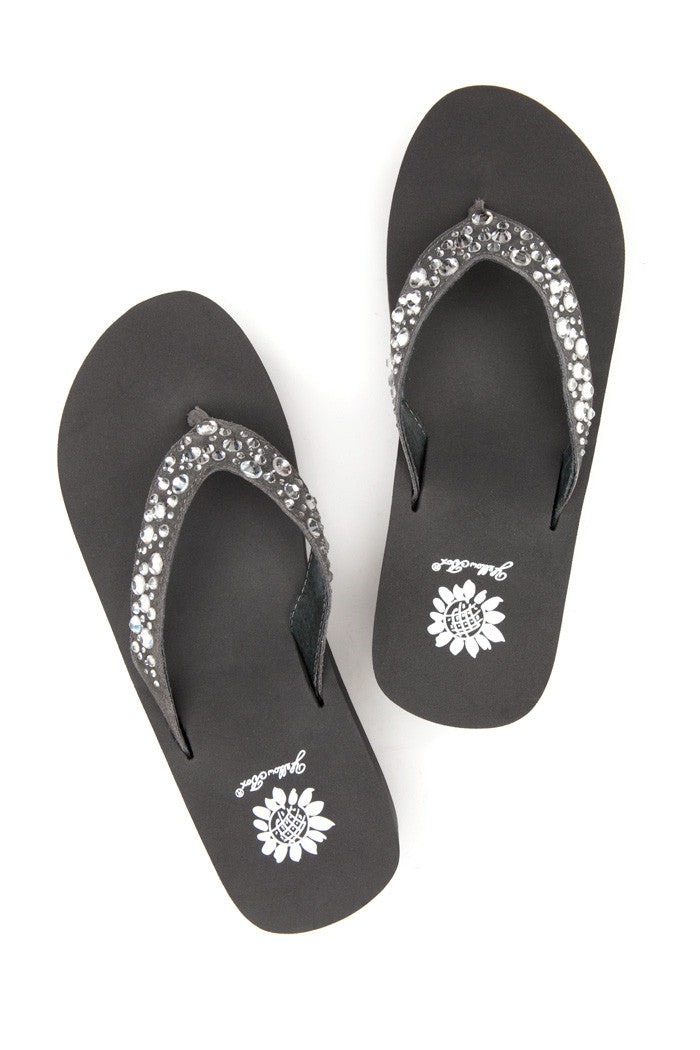 Elvina Flip-Flop in Charcoal