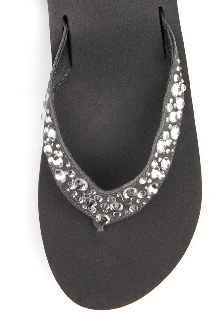 Elvina Flip-Flop in Charcoal