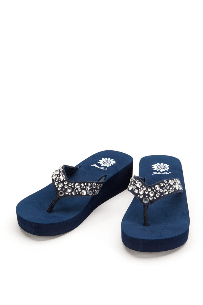 Elvina Flip-Flop in Navy