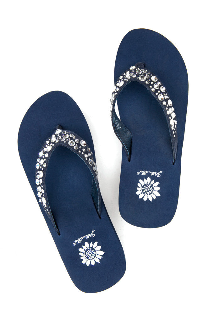 Elvina Flip-Flop in Navy