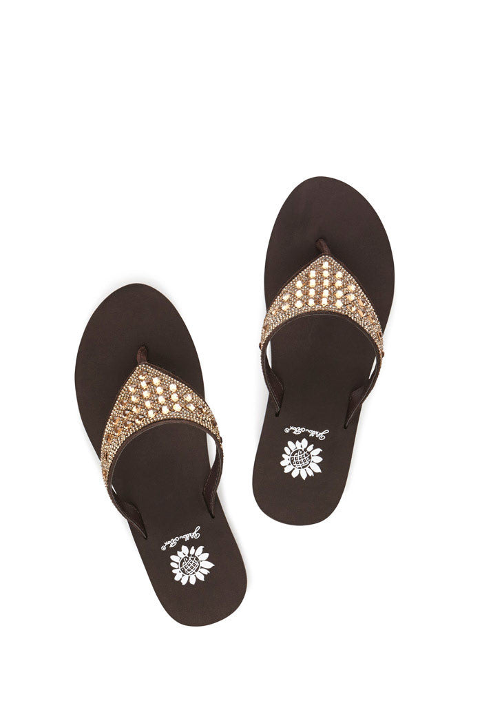 Birder Flip-Flop in Brown