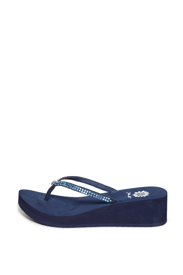 Custard Flip-Flop in Blue