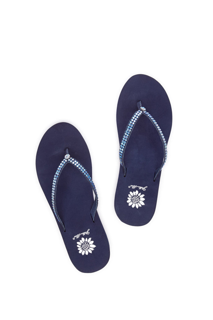 Custard Flip-Flop in Blue