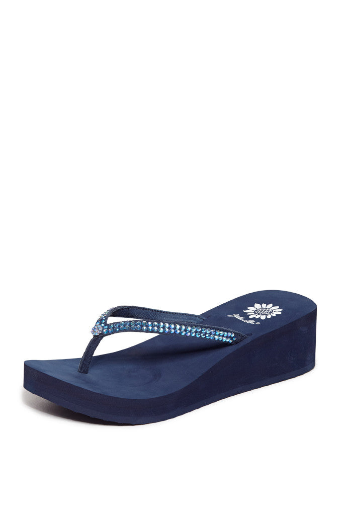 Custard Flip-Flop in Blue
