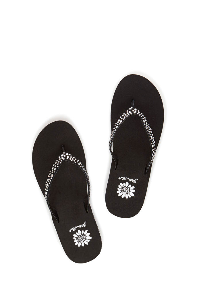 Everett Wedge Flip-Flop in Black