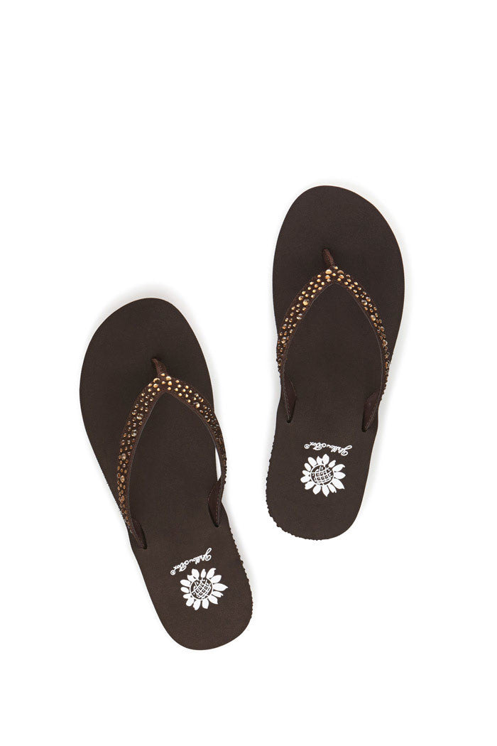 Everett Wedge Flip-Flop in Brown