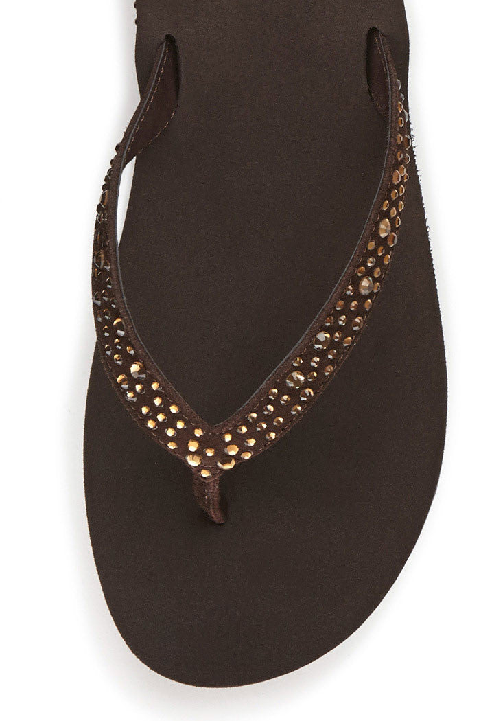 Everett Wedge Flip-Flop in Brown