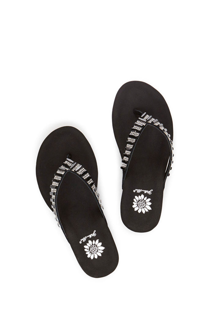 Shawnee Wedge Flip-Flop in Black