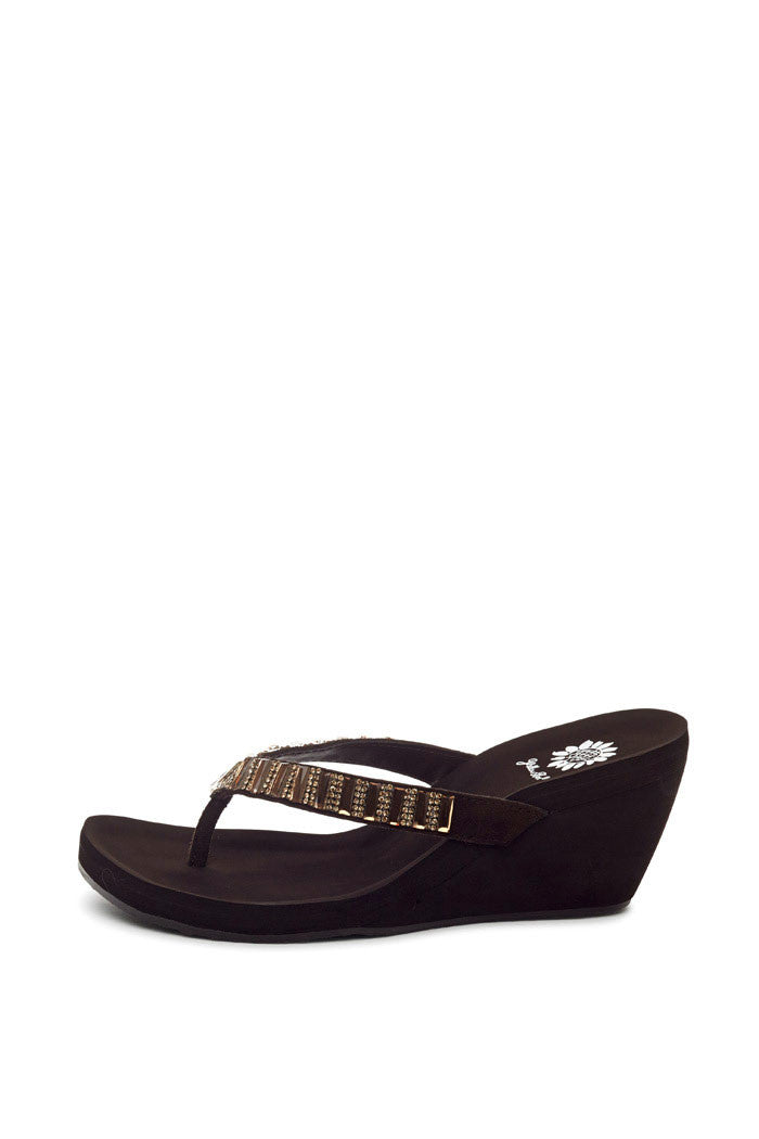 Shawnee Wedge Flip-Flop in Brown