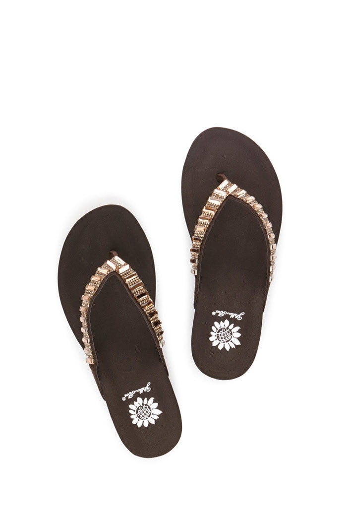 Shawnee Wedge Flip-Flop in Brown