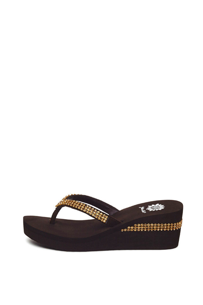 Wise Wedge Flip-Flop in Brown