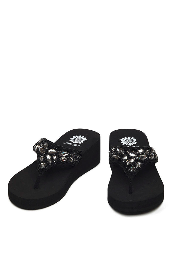 Yarna Flip-Flop in Black