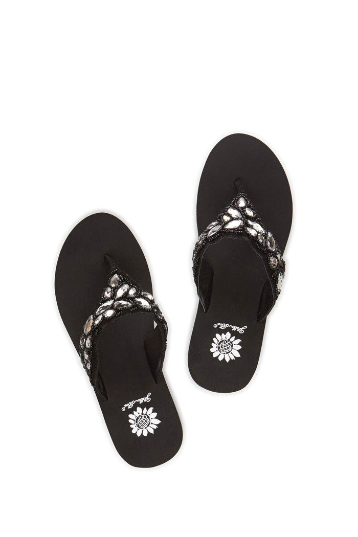 Yarna Flip-Flop in Black