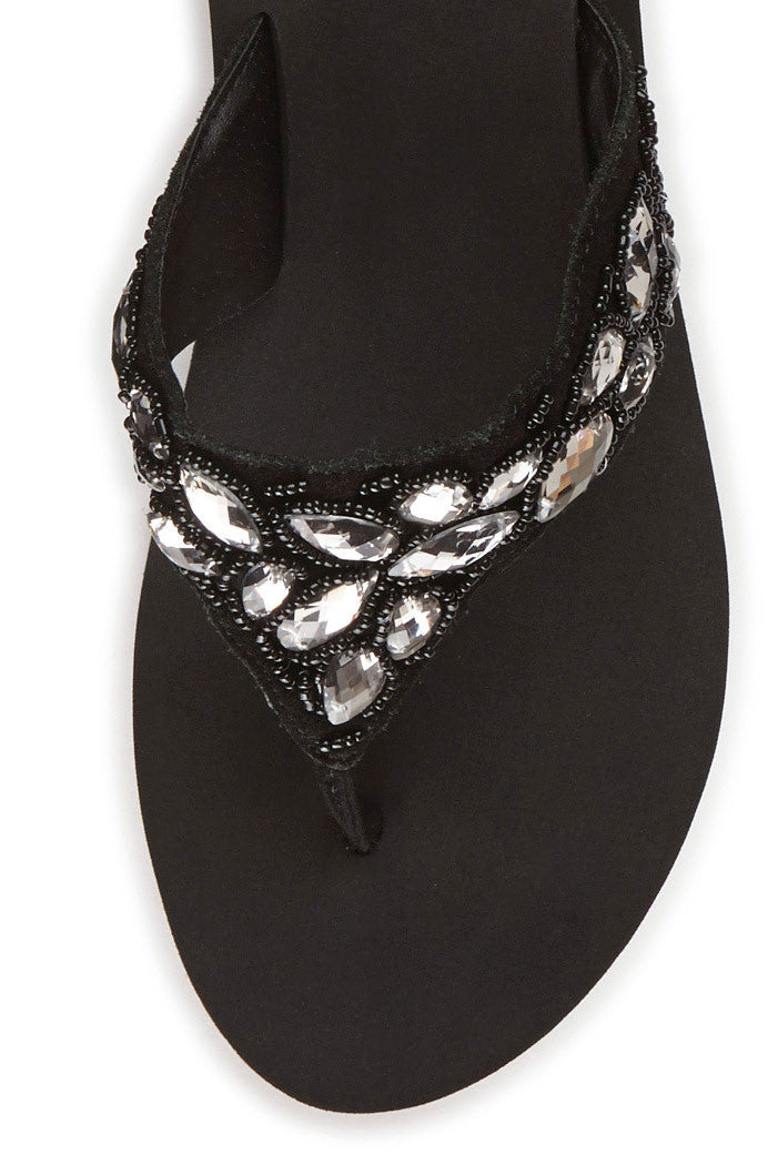 Yarna Flip-Flop in Black