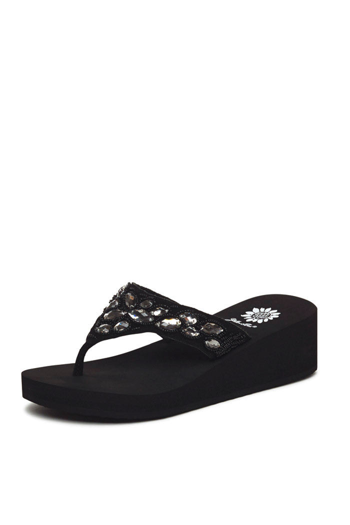 Yarna Flip-Flop in Black