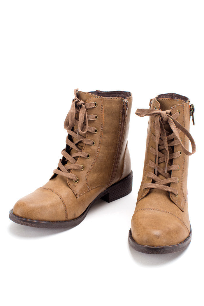 Zinnia Boot in Tan