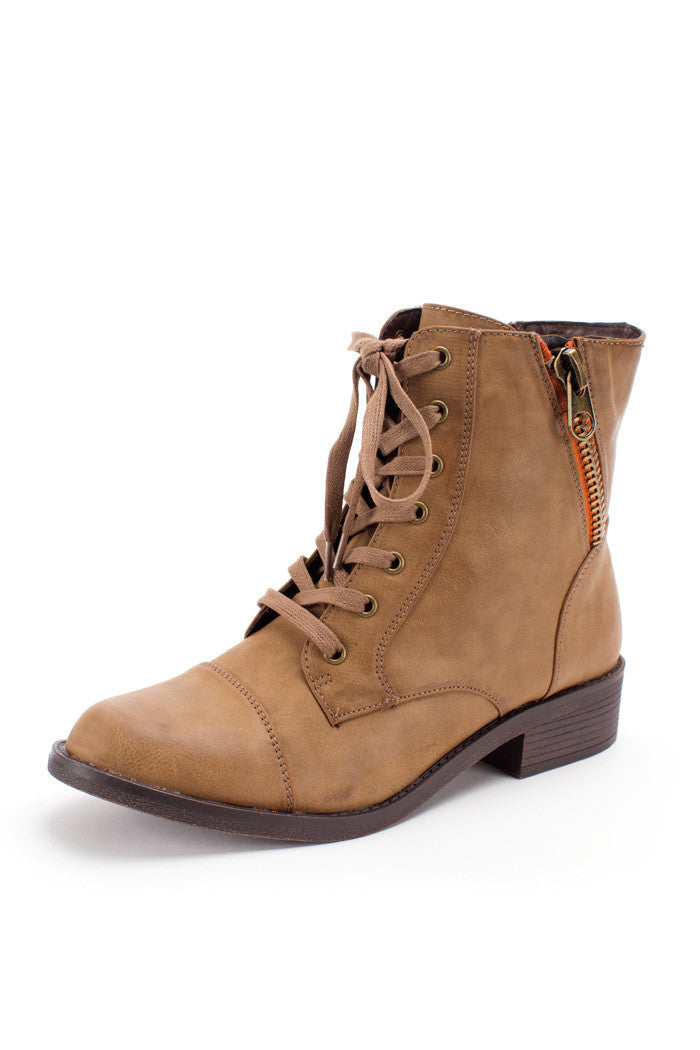 Zinnia Boot in Tan