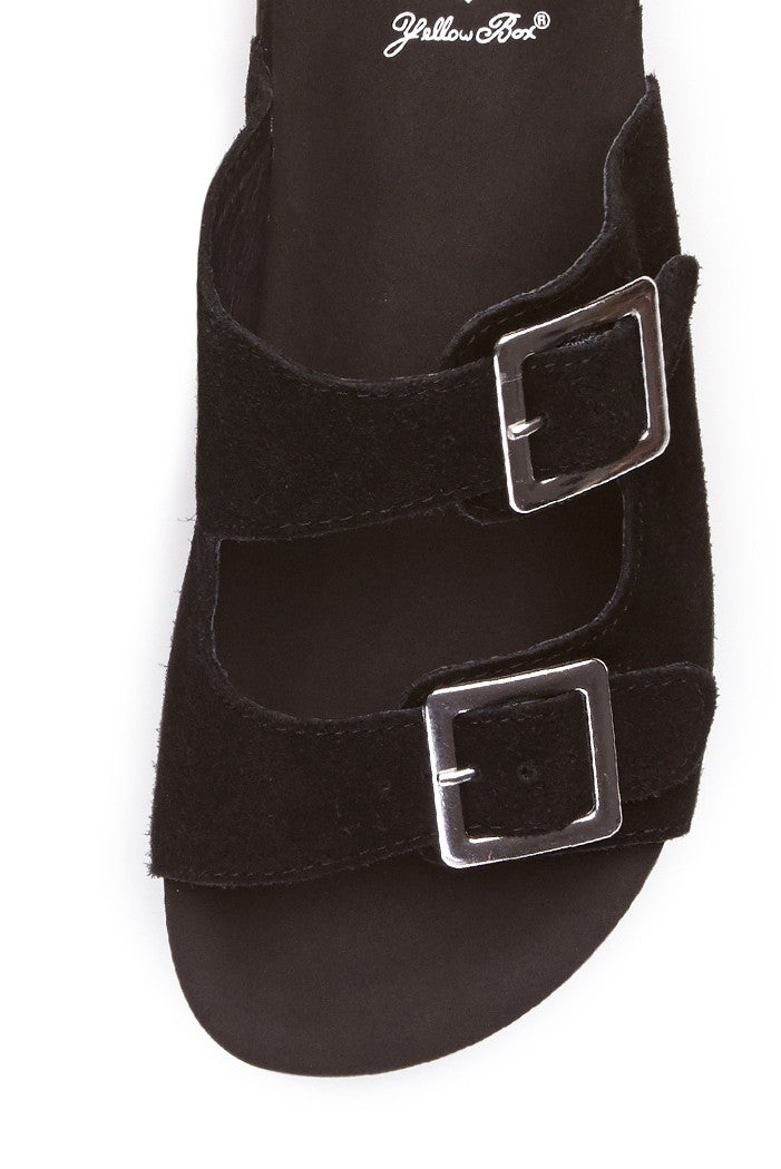 Birk Platform Sandal in Black