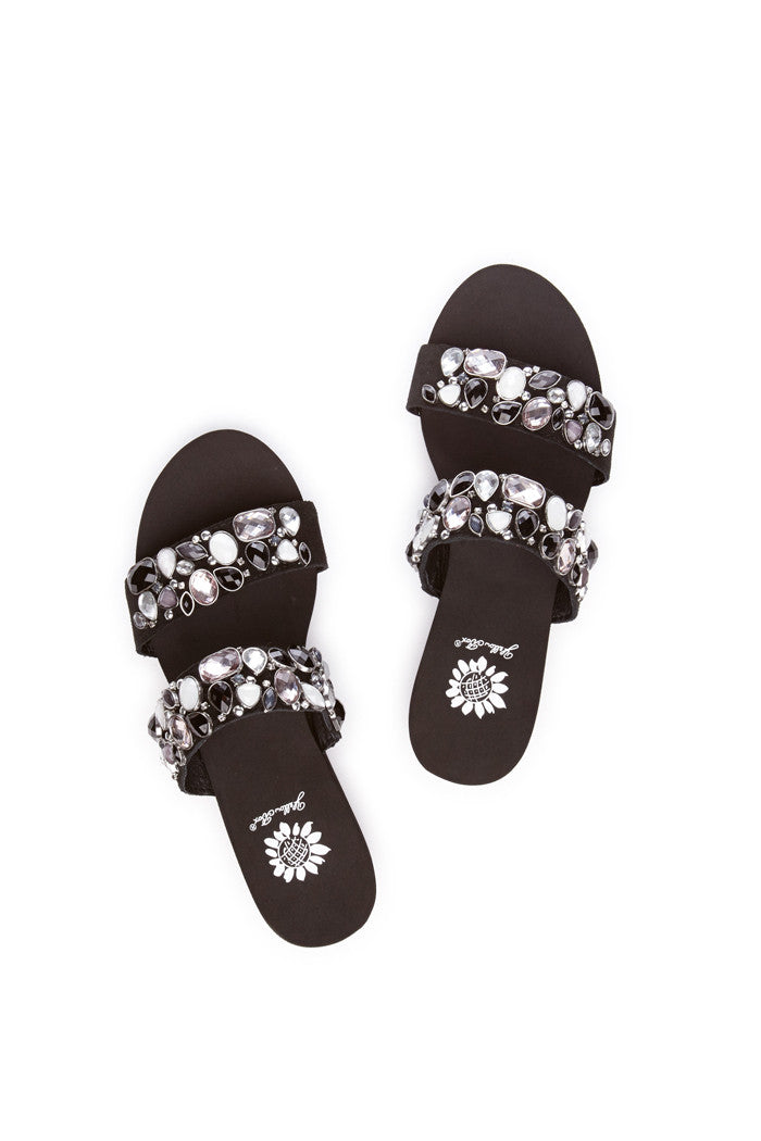 Carlene Platform Sandal in Black