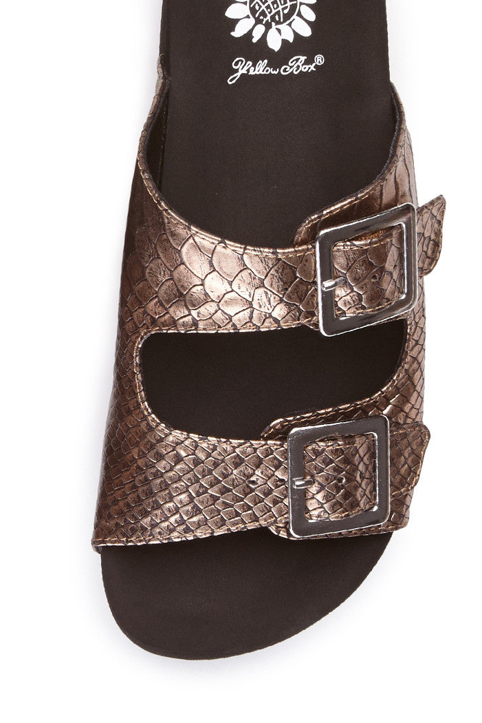 Hemera Platform Sandal in Bronze