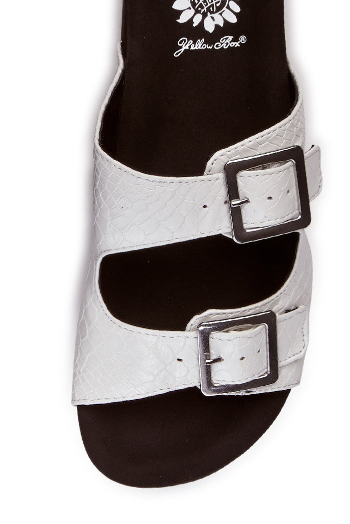 Hemera Platform Sandal in White