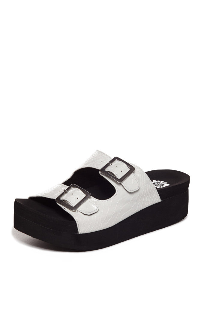 Hemera Platform Sandal in White