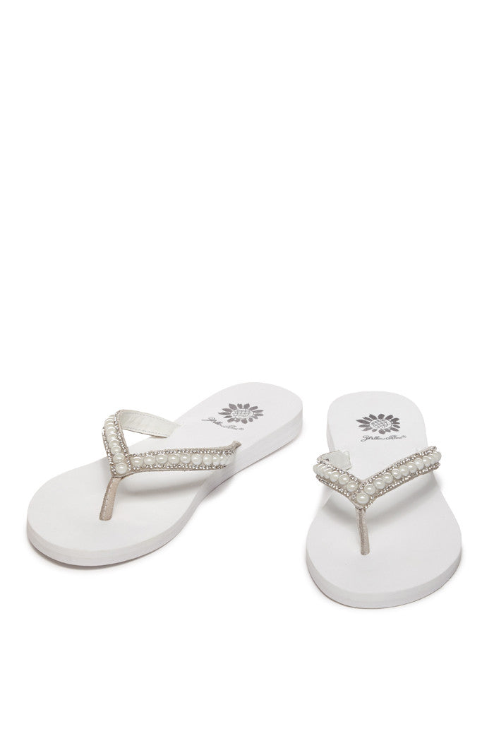 Jubilee Flip-Flop in White