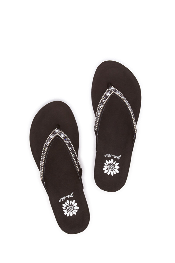 Tanami Wedge Flip-Flop in Black