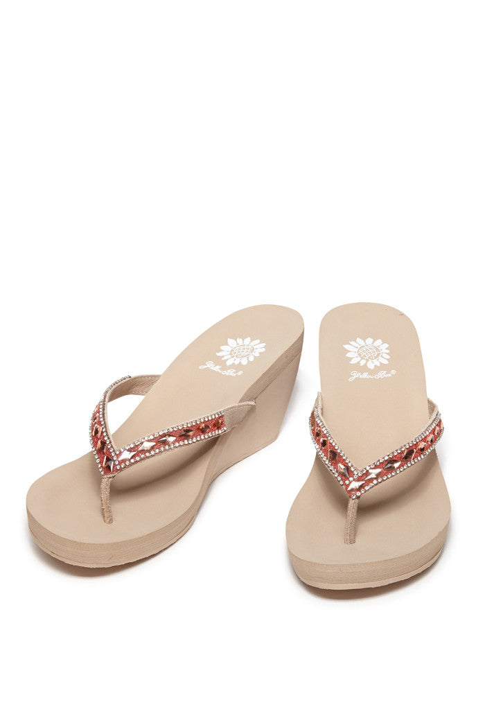 Tanami Wedge Flip-Flop in Blush