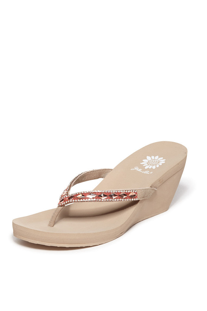 Tanami Wedge Flip-Flop in Blush