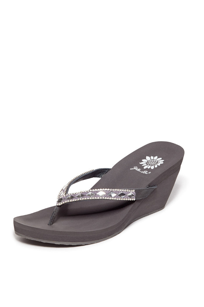 Tanami Wedge Flip-Flop in Gray