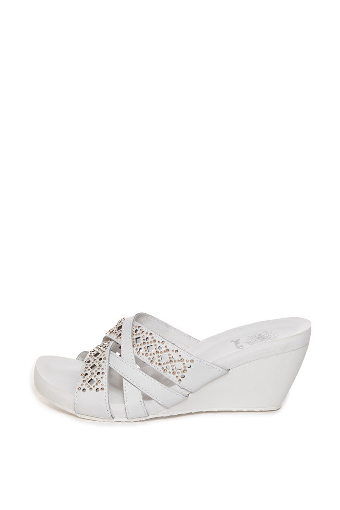 Tara Wedge Flip-Flop in White